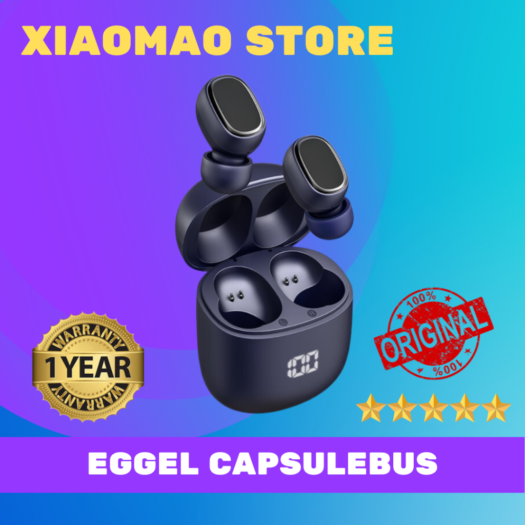 Eggel CapsuleBuds TWS Bluetooth Earphone with Gaming/Low Latency Mode