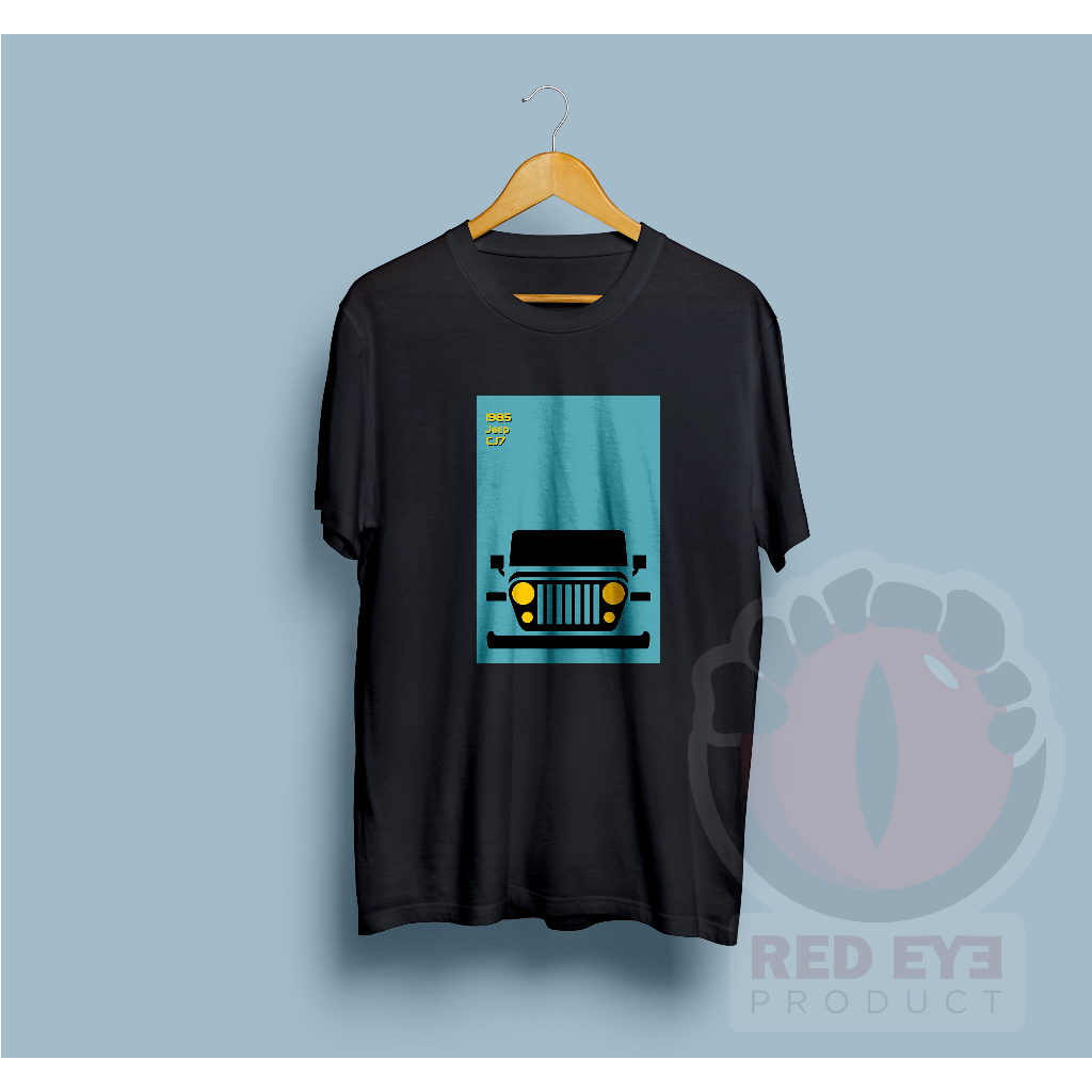TShirt/Kaos/Mobil/Car/old - Jeep CJ7 (1985)
