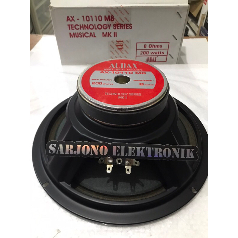 speaker full range 10 inch Audax AX 10110 M8