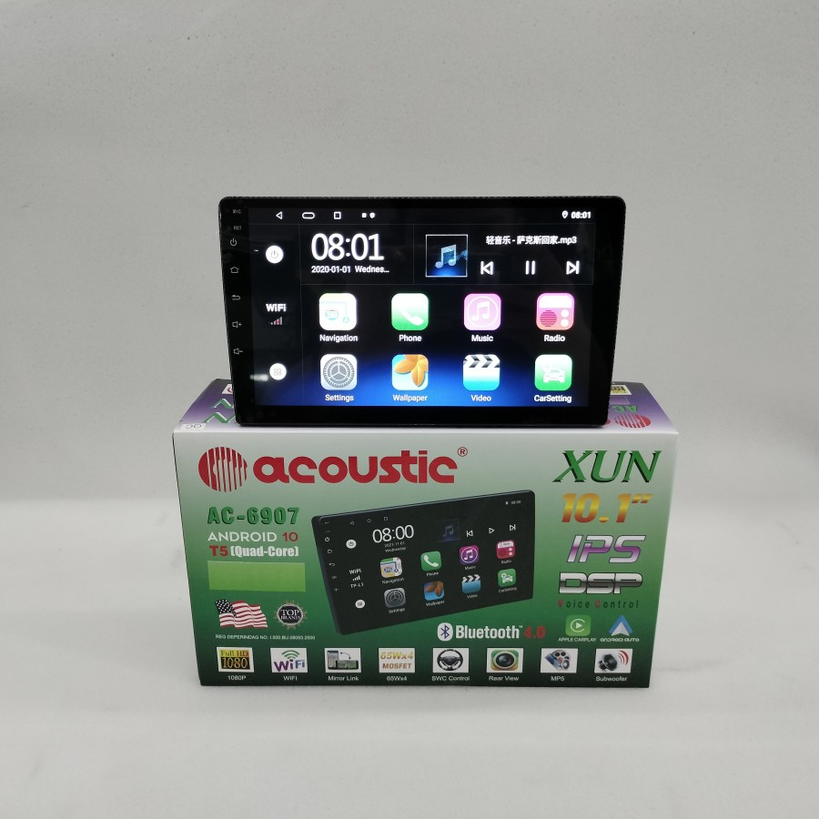 Head Unit Android Acoustic AC-6970 10" Inch 2/32GB