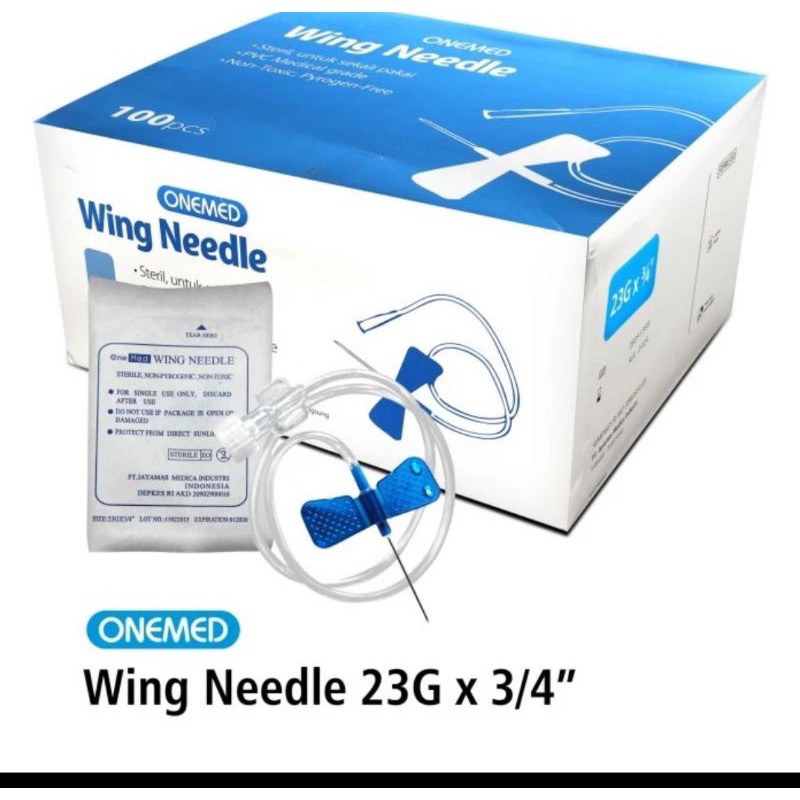 WING NEDLE PER BOX ISI 100 Pcs