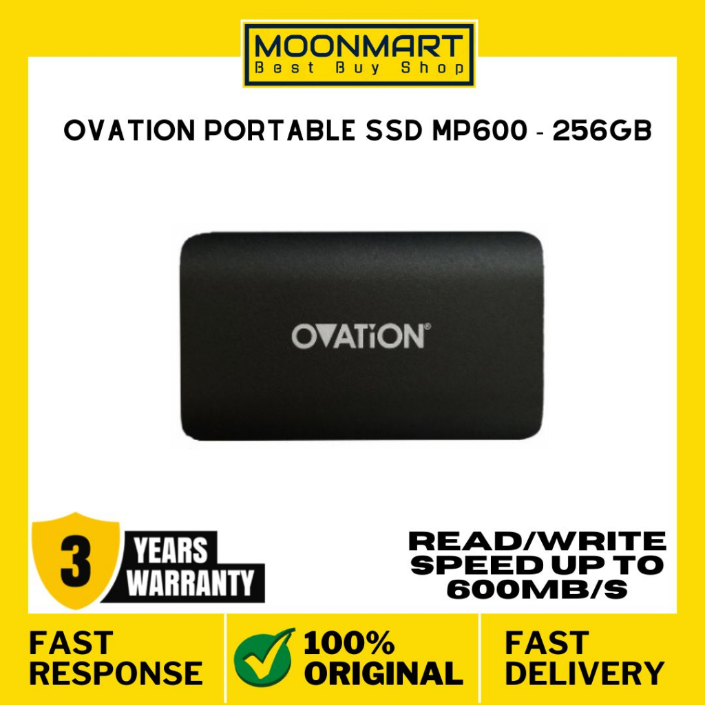 OVATION SSD MP600 256GB Portable External Eksternal SSD 256 GB Type C