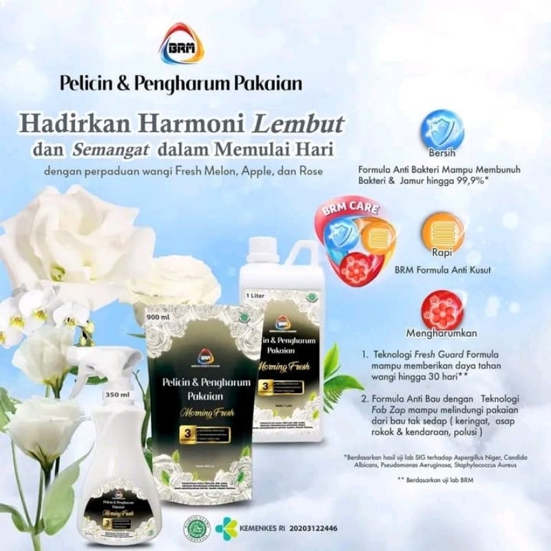PELICIN DAN PENGHARUM PAKAIAN MAWAR LAUNDRY BY BRM 