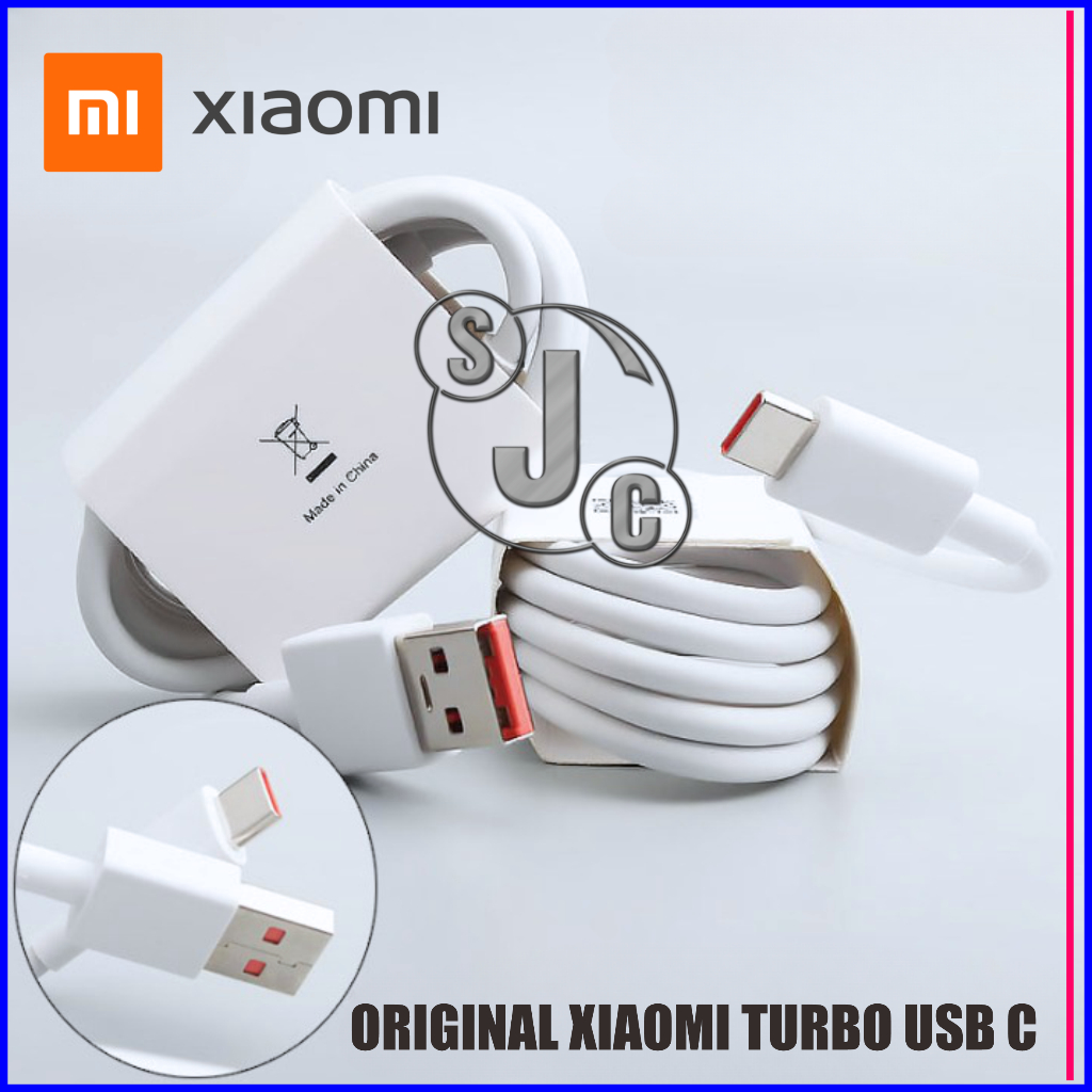 Kabel Data Xiaomi Redmi 10X Pro Redmi Note 9 Pro TURBO CHARGE Original 100% USB Type C
