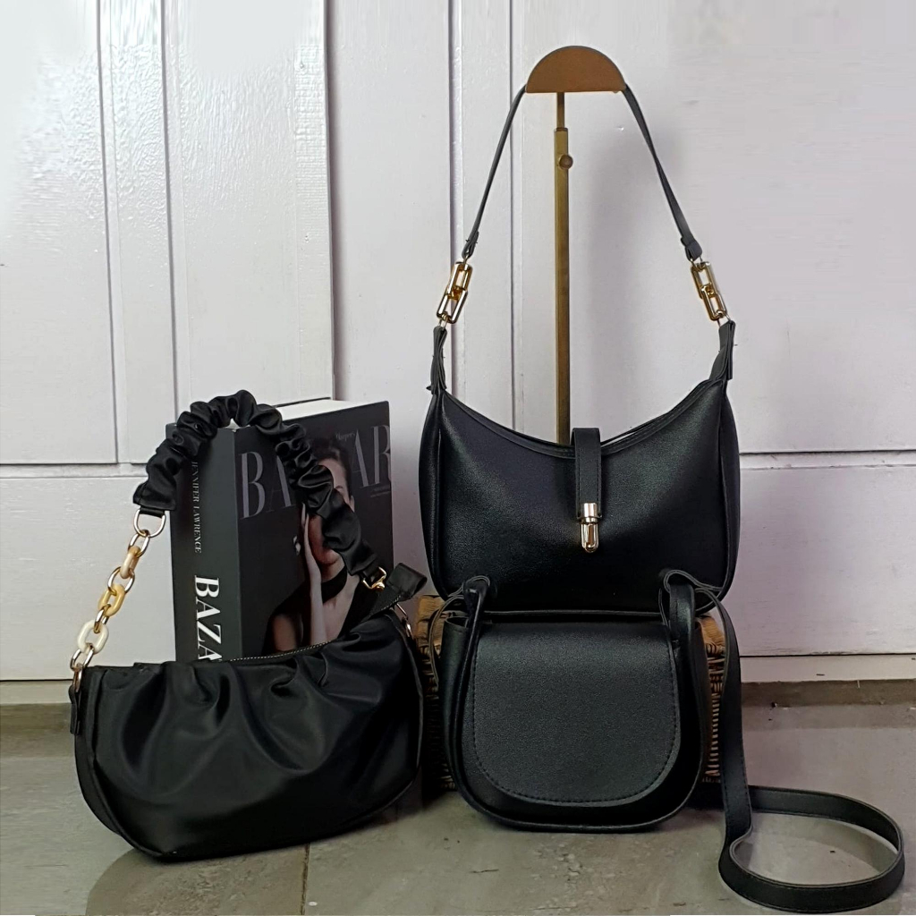 Iznada Bags - Bundling  3 Tas Selempang Wanita  (Elisa, Aura, Luna)