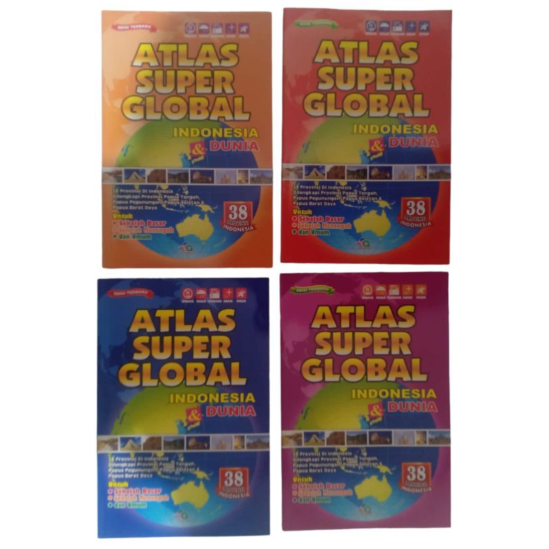 ATLAS SUPER GLOBAL INDONESIA & DUNIA 38 PROVINSI