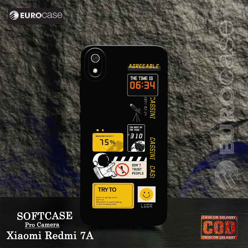 Casing Hp Xiaomi Redmi 7A - Fashion Case Astronot Nasa - Soft Case Hp Xiaomi Redmi 7A - Kesing Hp Xi