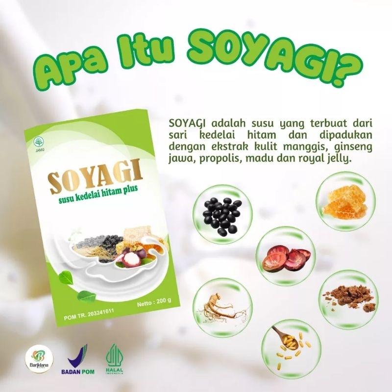 

SOYAGI SUSU KEDELAI HITAM PLUS HERBAL