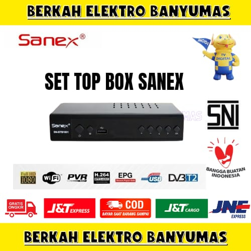 SET TOP BOX SANEX / STB SANEX MURAH / SET TOP BOX SANEX ORI