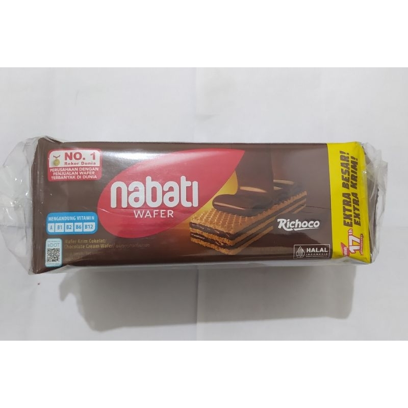 

Nabati 17 gr rasa coklat atau wafer 1000 coklat