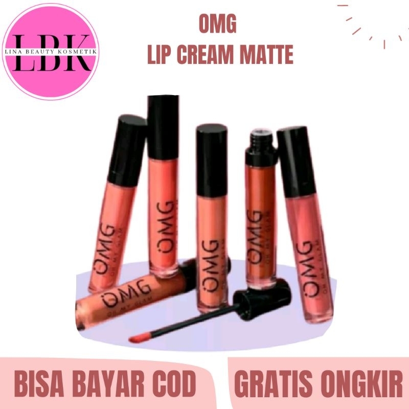 OMG OH MY GLAM MATTE KISS LIP CREAM | LIP CREAM OMG / LIP CREAM OH MY GLAM