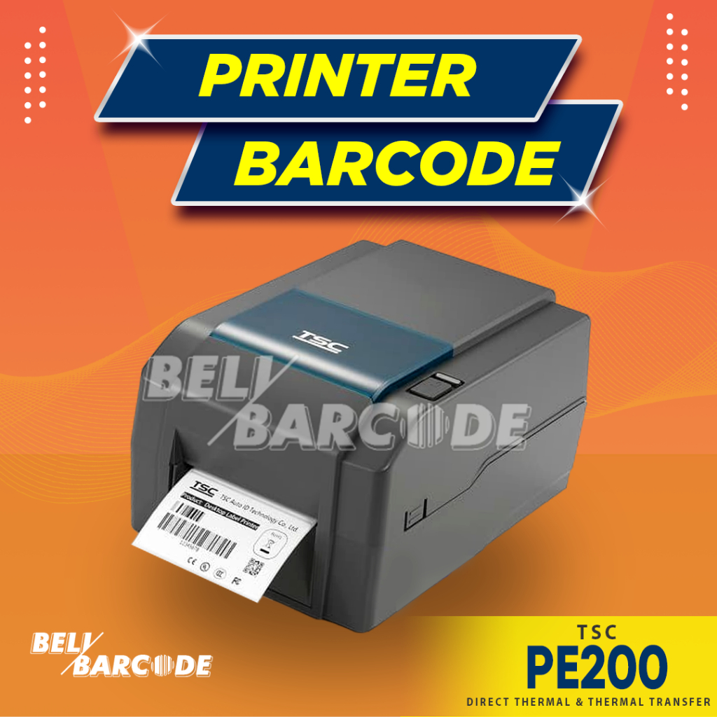 

LABEL PRINTER CETAK BARCODE TSC PE200 / PE 200 / PE-200 USB SEKELAS ZEBRA