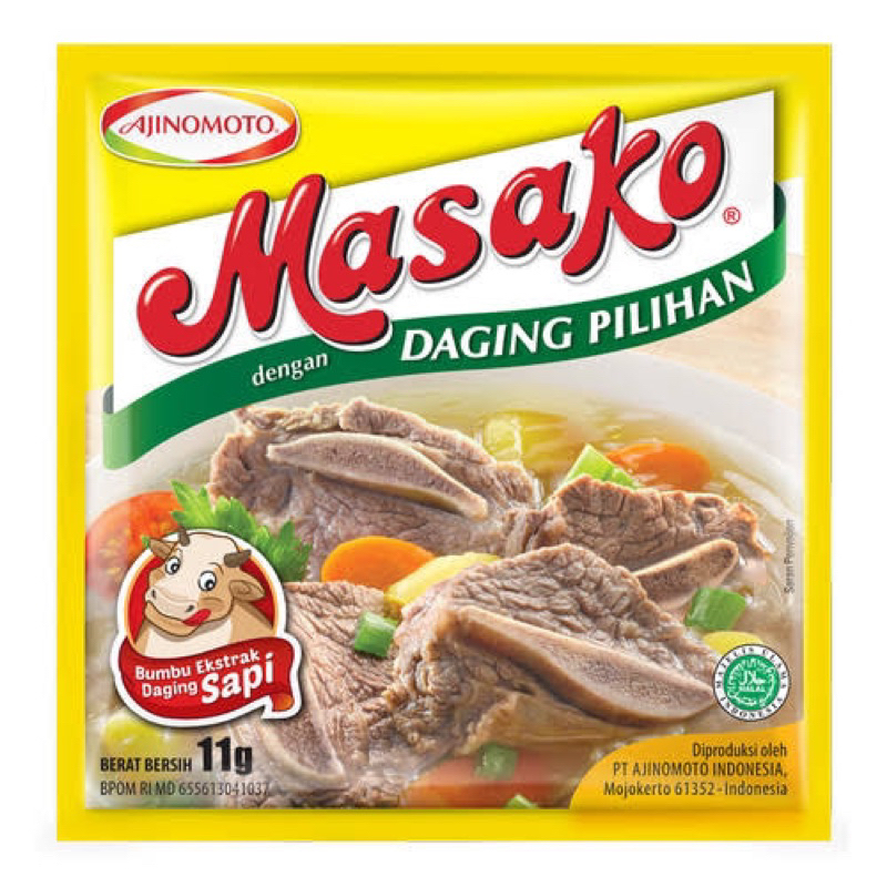 

masako renceng penyedap rasa sapi isi 12 pcs