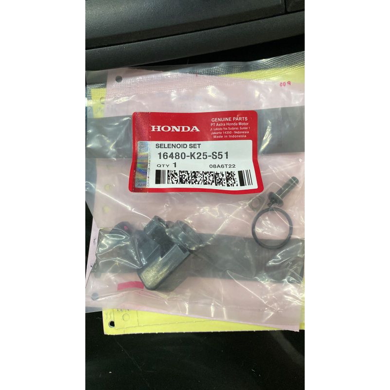 SOLENOID BEAT FI K25 Sensor IACV Cuk Langsam Selenoid Beat FI ESP POP  Scoopy FI Spacy