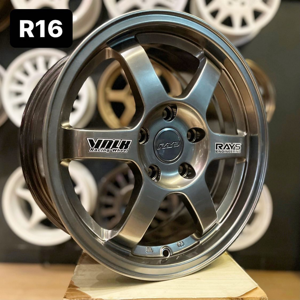 velg mobil ring 16x7 et40 pcd 5x114 velg TE37 r16 racing tuk ertiga.grandmax