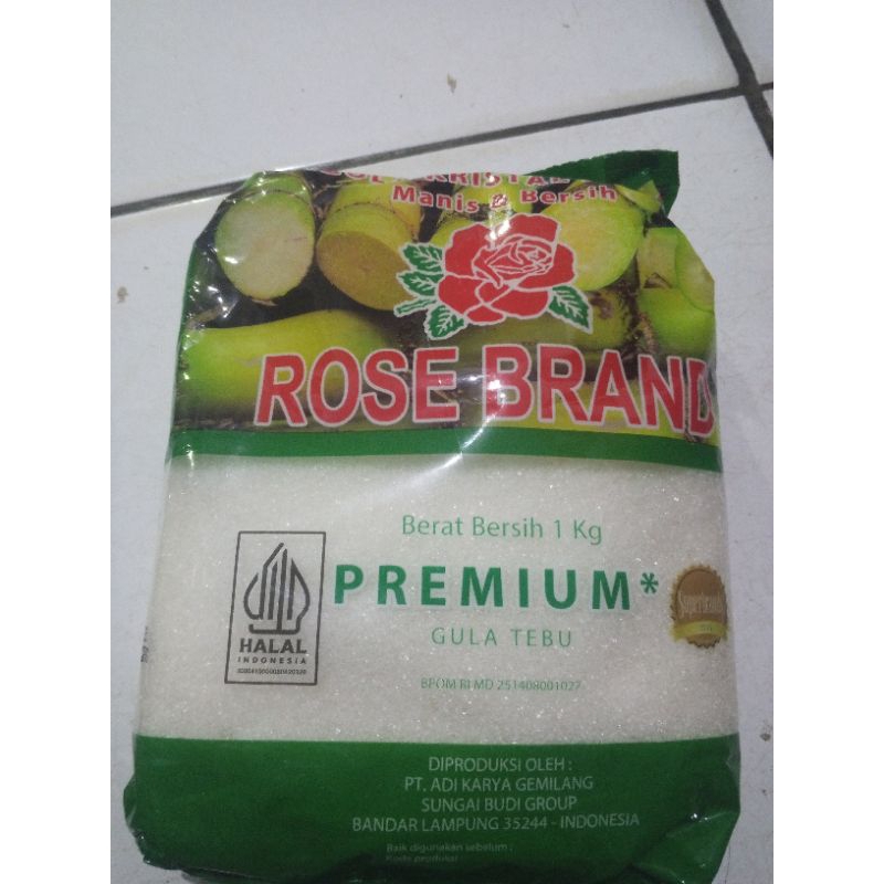 

PROMO GULA PASIR Curah Dan Kemasan Rose Brand 1KG bisa COD