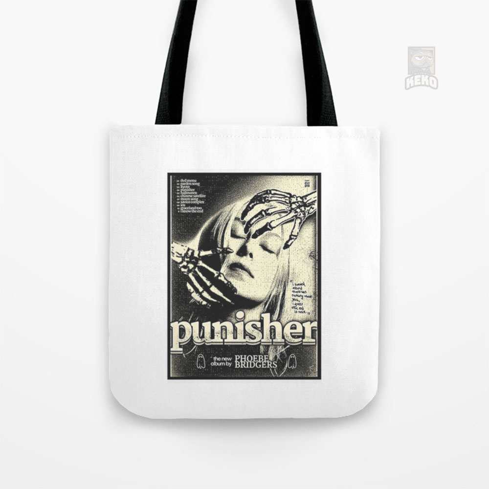 Tote Bag Kanvas Phoebe Bridgers Punisher
