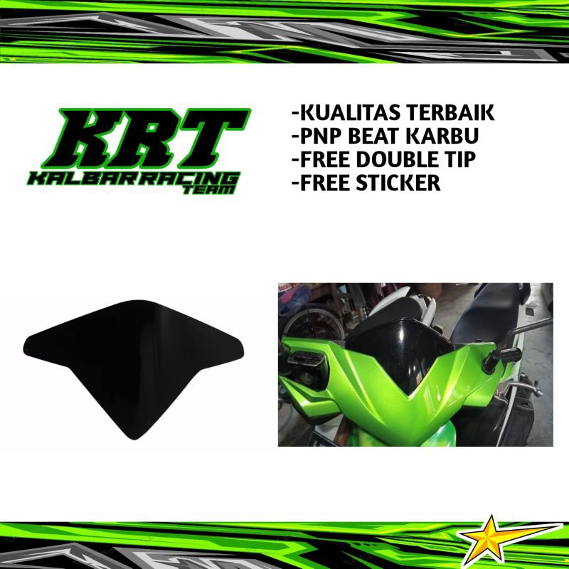 Visor Beat Karbu Visor Beat Lama Wingshied Beat Variasi Motor