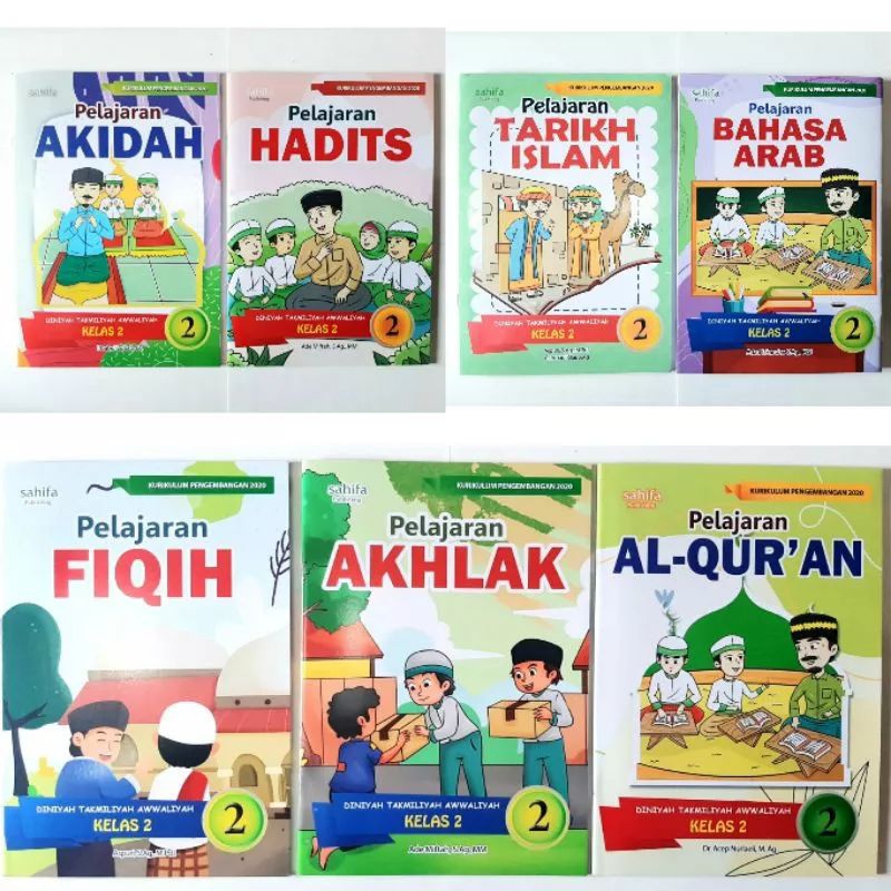 BUKU PAKET MDTA KELAS 2. SETARA KELAS 4 - SAHIFA