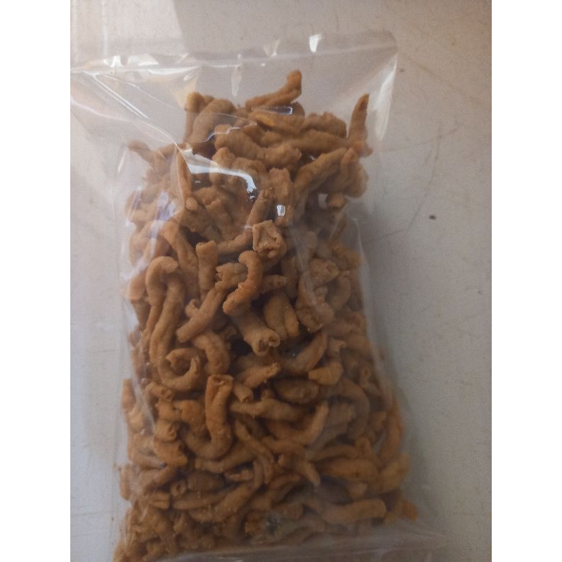 

kripik usus ayam ukuran 500 gram