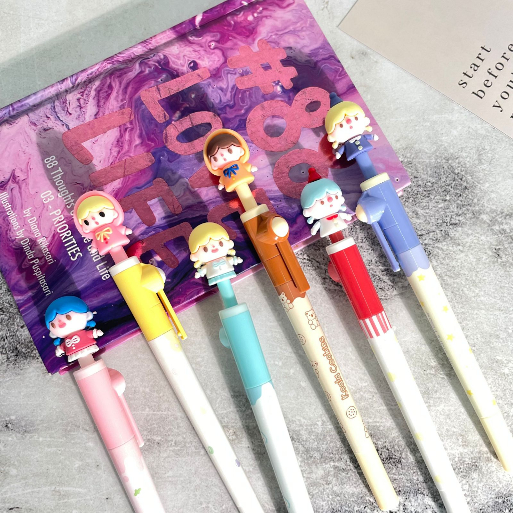 

Pulpen cute Mainan Rolling Ball Cewe Aesthetic tinta hitam Harga MURAH / Bolpen Mainan Rolling unik Little Girl Alat Tulis Anak Kekinian ready banyak model bisa Grosir dan COD
