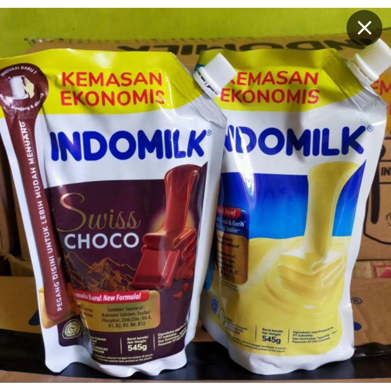 

Susu pouch Indomilk