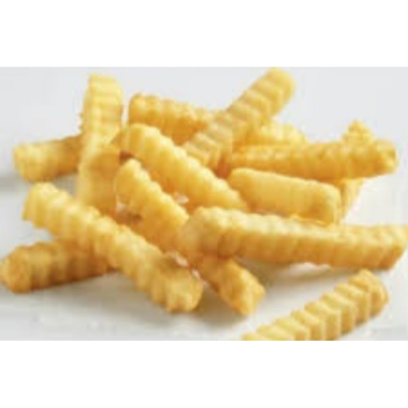 

KENTANG GORENG AVIKO/FROZENLAND/GOGO CRINKLE CUT 2.5 kg PREMIUM. KENTANG GORENG AVIKO