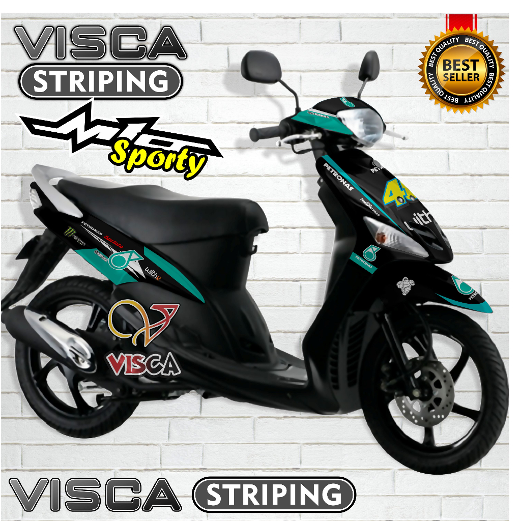 Decal Mio Sporty - Stiker Mio Sporty - Dekal Mio Sporty Full Body - Striping Mio Sporty Variasi - De