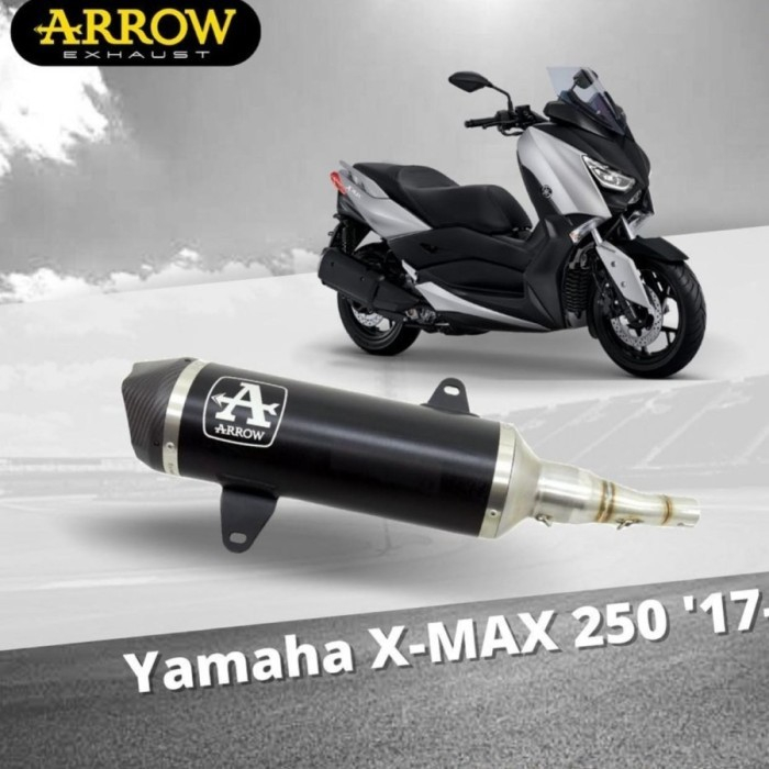 Knalpot arrow XMAX 250 slip on original exhaust YAMAHA xmax250