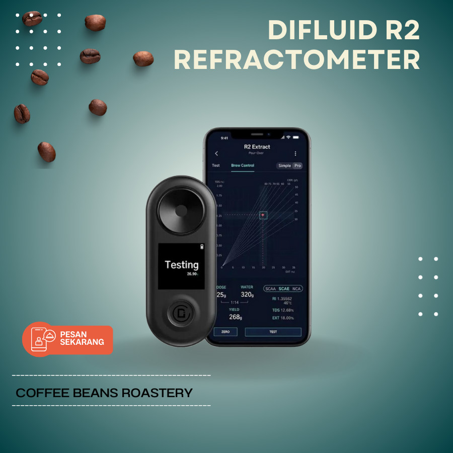Difluid R2 Extract COFFEE Refractometer