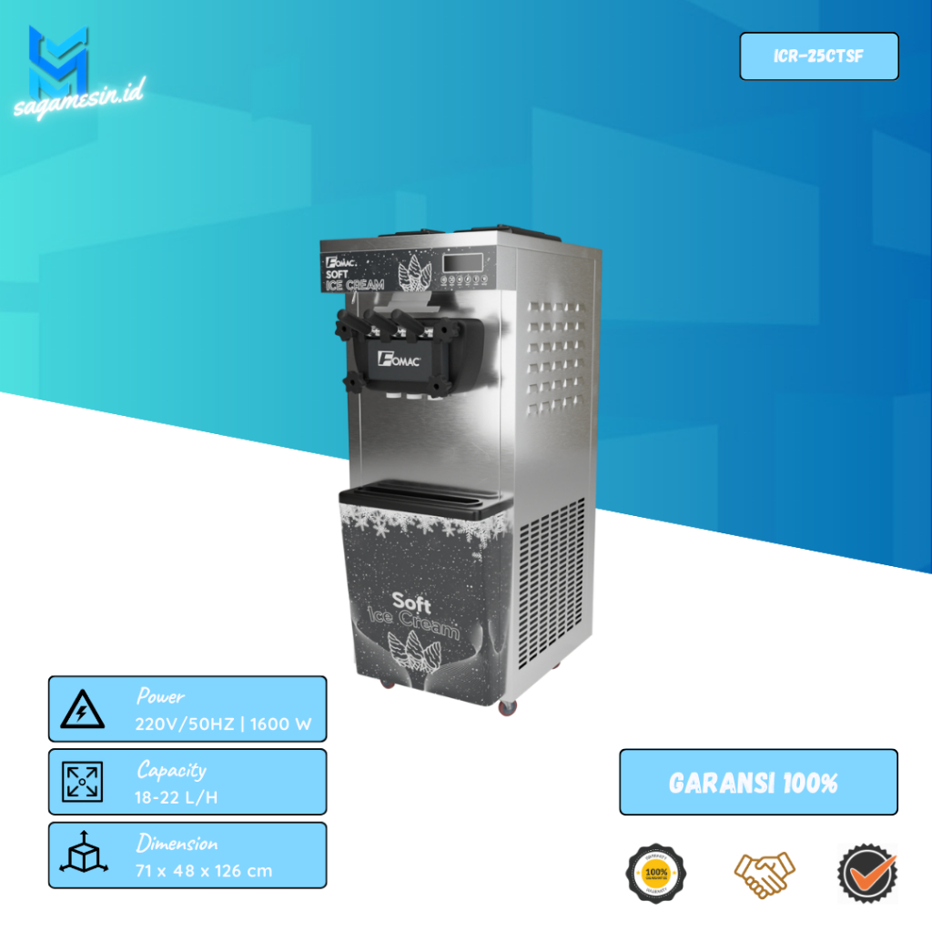 Mesin Ice Cream Standing ICR-25CTBF / ICR-25CTSF Fomac | Mesin Es krim | Mesin Dessert | Mesin Es Kr