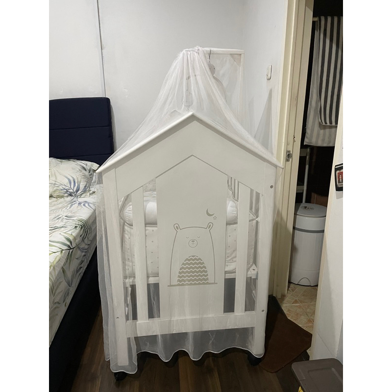 Baby Box Bayi Little Equi + Kelambu, Sprei, Kasur