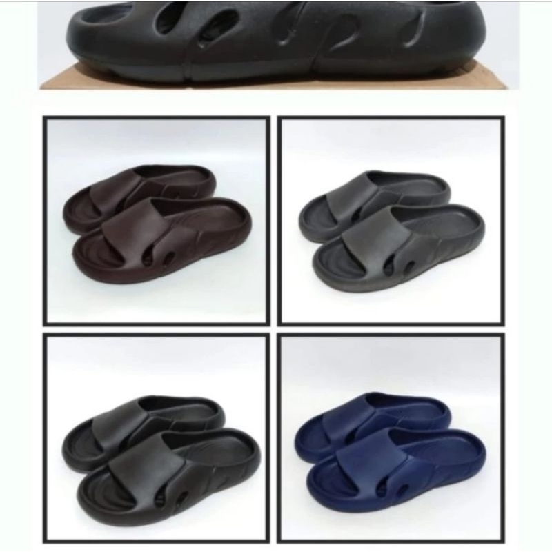 Jelly sandal kokop pria full karet size 39 - 44 Yitai 842