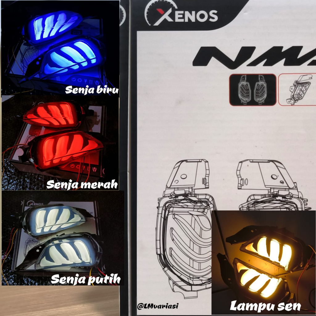 LAMPU SEN DAN SENJA ALL NEW NMAX 2020 - 2023 NEW NMAX PLUS SENJA BAR