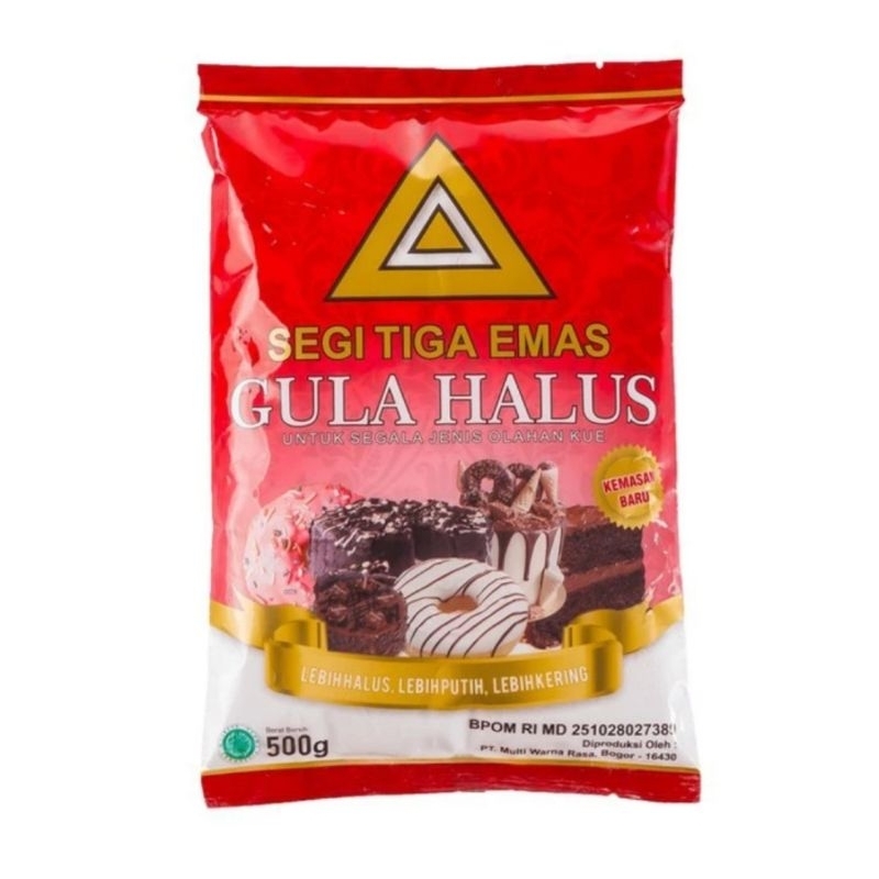 

Segitiga Emas Gula Halus 250gr X 2