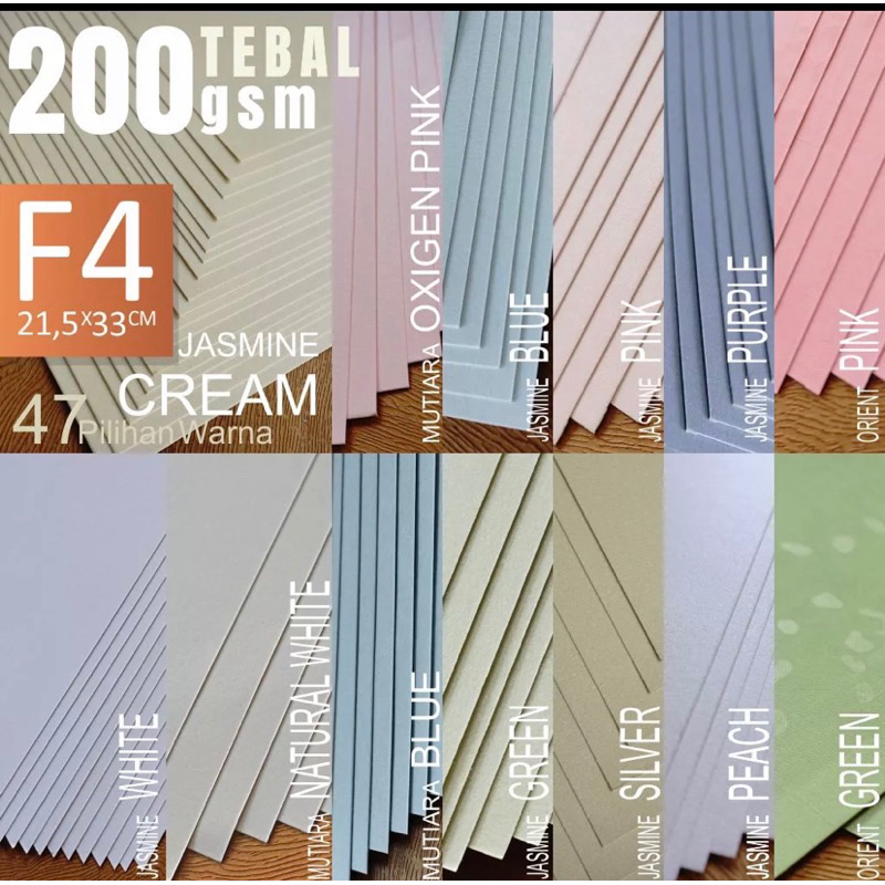 

kertas jasmine f4