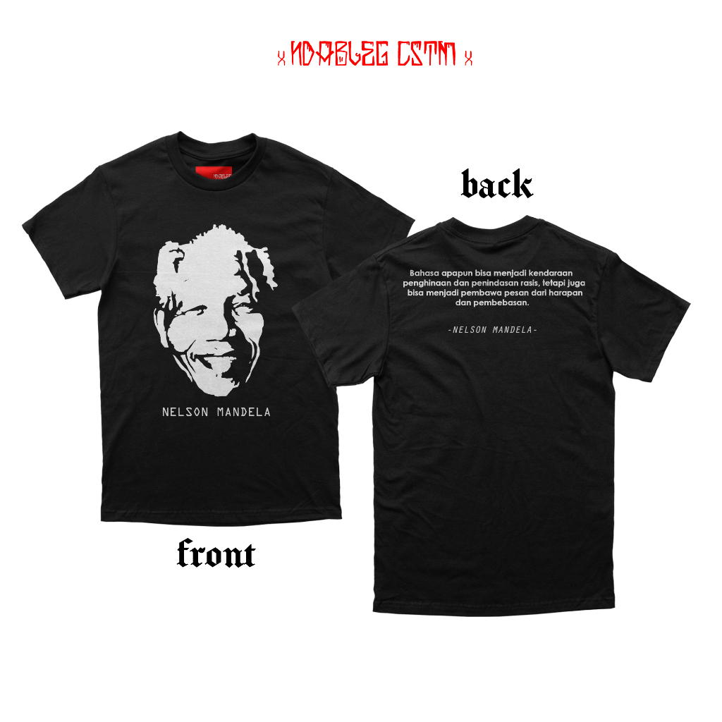 KAOS TOKOH NELSON MANDELA