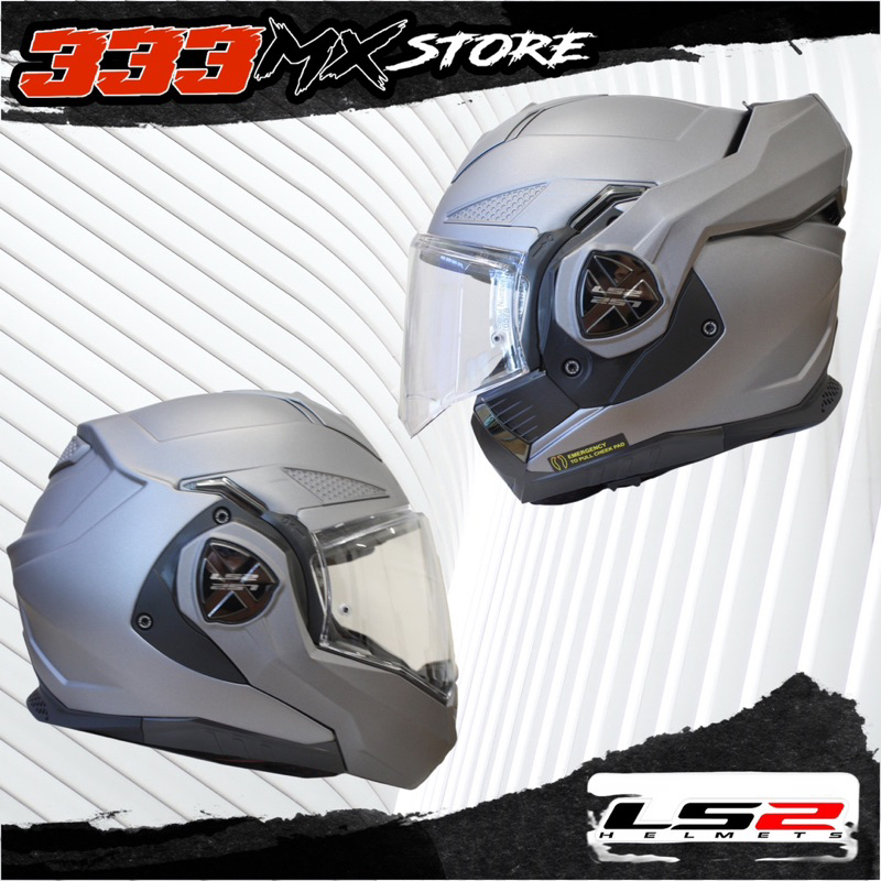 HELM LS2 ADVANT X FF901 HELM MODULAR LS2 ADVANT X FF901 TITANIUM