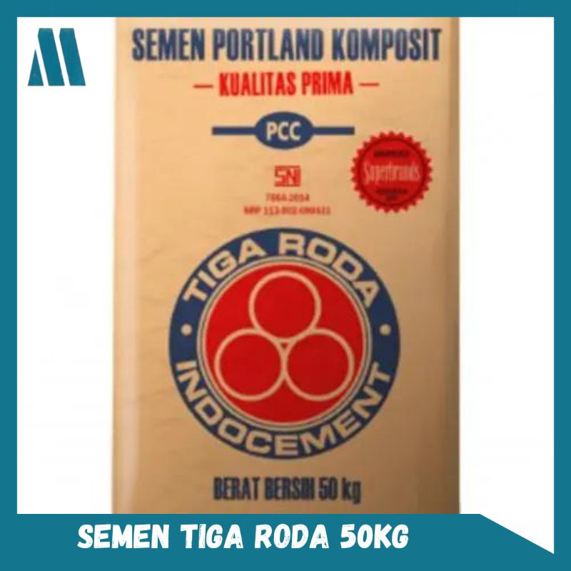 Semen Tiga Roda 50 kg (Min. 1 DO = 160 Sak)