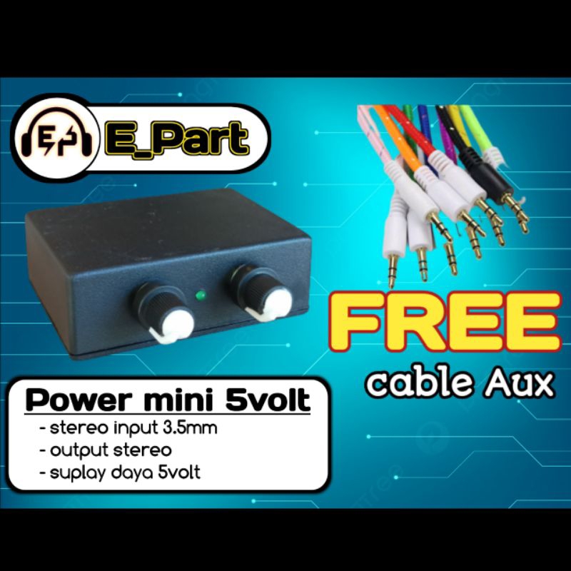Power mini 5volt stereo