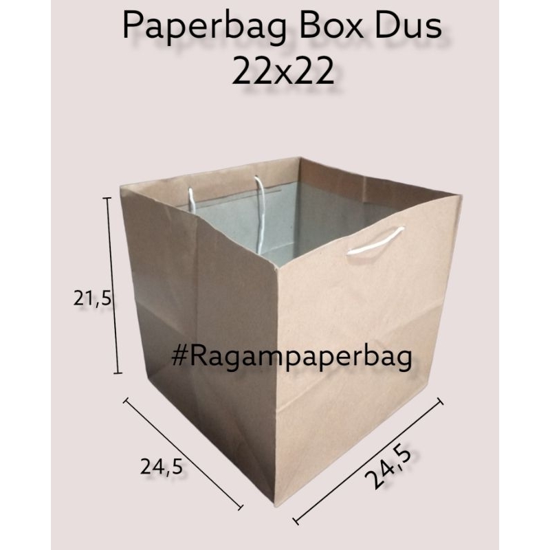 

Paperbag Besek / Box Nasi/Snack 22 x 22