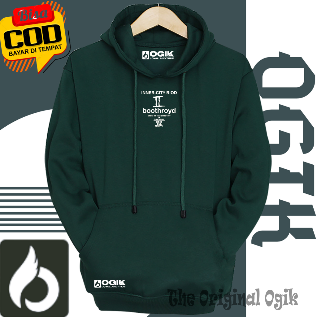 switer pria switer cowo Ogik The More warna Cream gambar switer terbaru hoodie murah distro sweater 