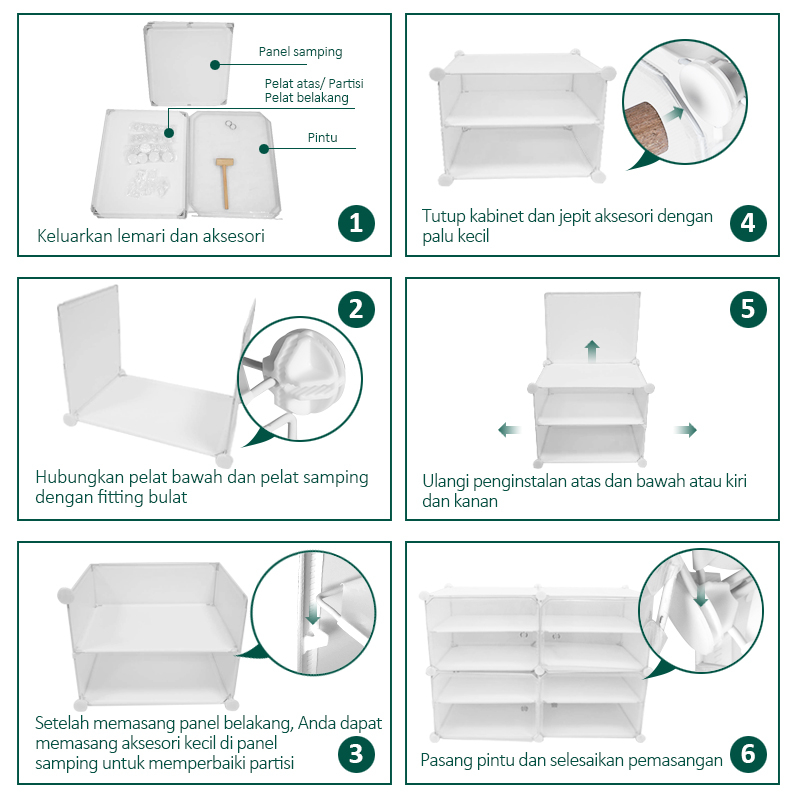 RB Rak Sepatu Susun Tebal Plastik Tertutup Rak Sepatu Minimalis Kotak Sepatu Portable