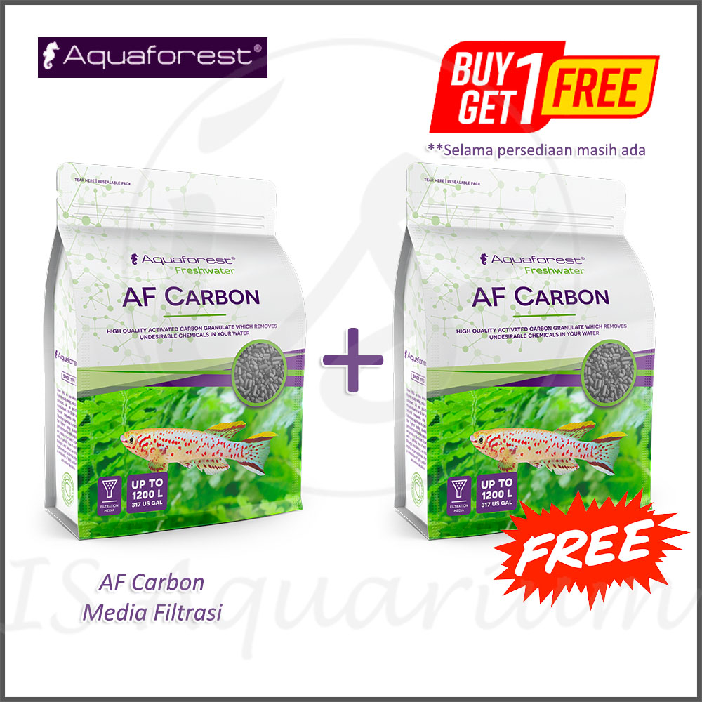 PROMO BUY 1 GET 1 Aquaforest AF Carbon 1L Carbon Aktif Aquascape