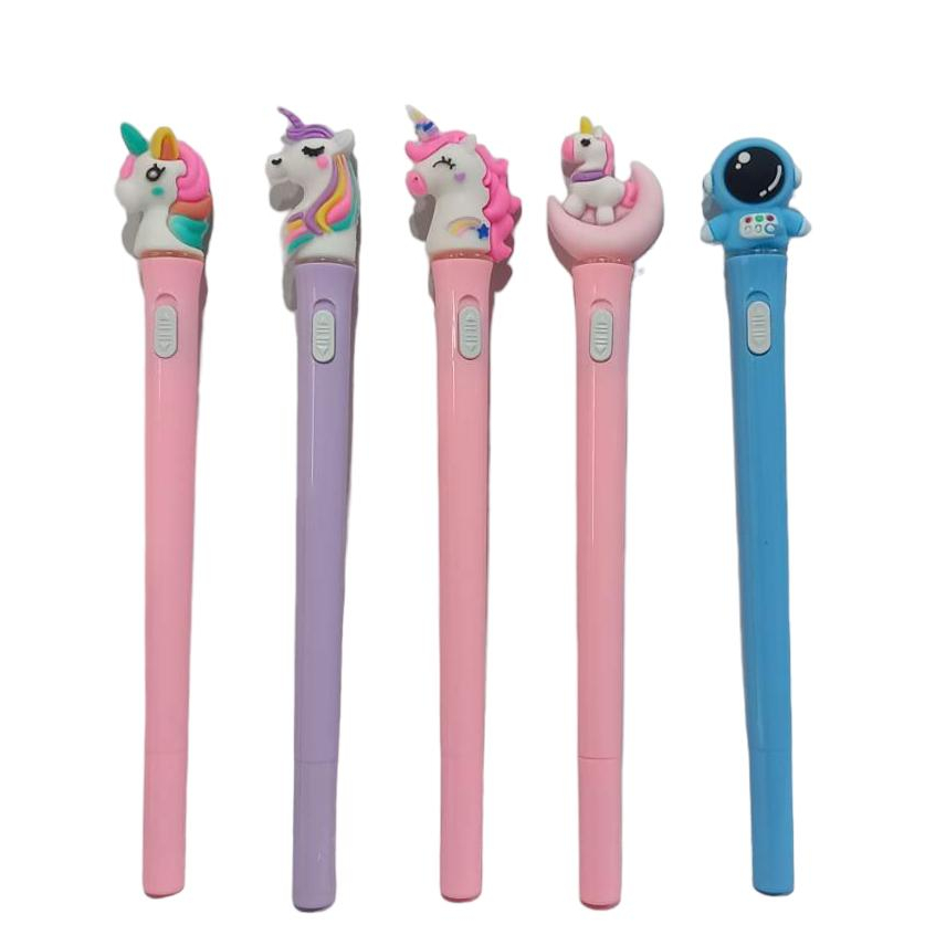 

Pulpen Unicorn Boneka Bolpen Unicorn Tinta Gel Hitam pen murah lucu pulpen anak murah karakter unicorn