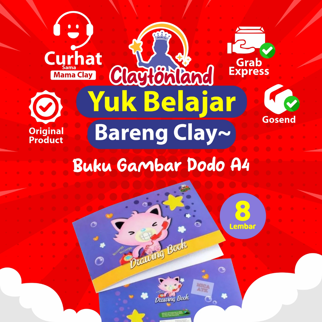 

BUKU GAMBAR DODO A4 MURAH SATUAN ( 1Pcs )