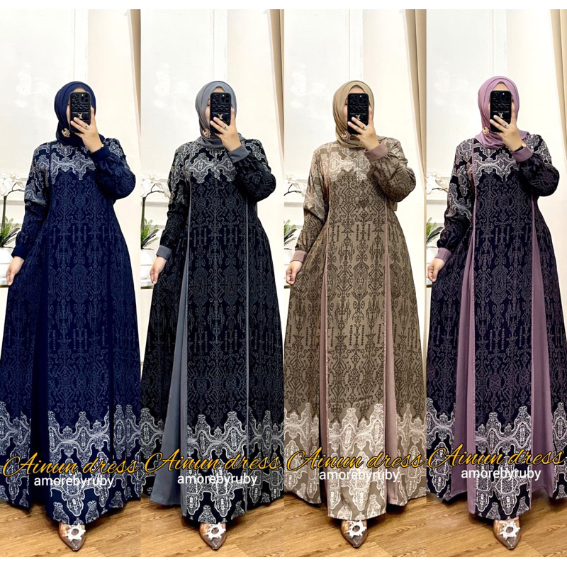 Ainun dress Amore by Ruby / Ainun dress gamis amore by ruby