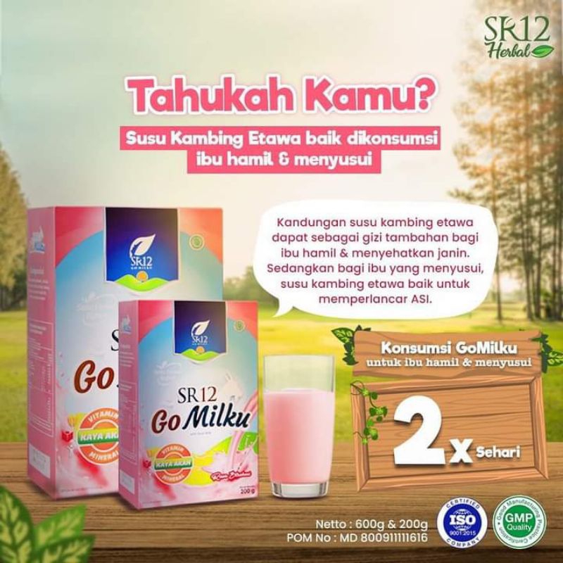 

Susu Kambing GoMilku SR12