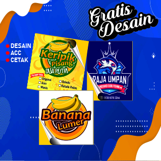 Stiker Label Makanan Custom Sticker Label Kemasan Minuman Jamu Obat Kosmetik Label Kue Produk Nama U