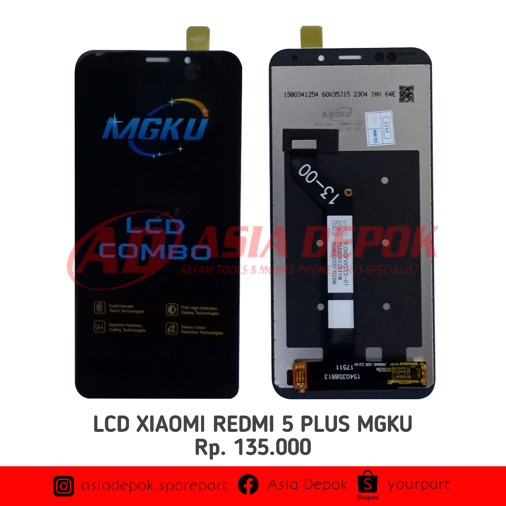 LCD MI REDMI 5 PLUS MGKU